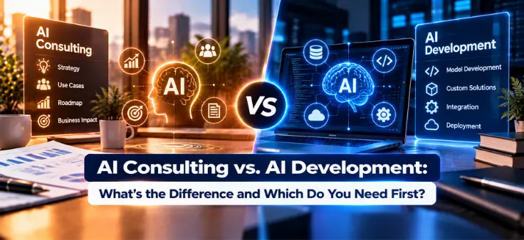 AI consulting vs. AI development: key differences, business strategy, and custom AI solutions